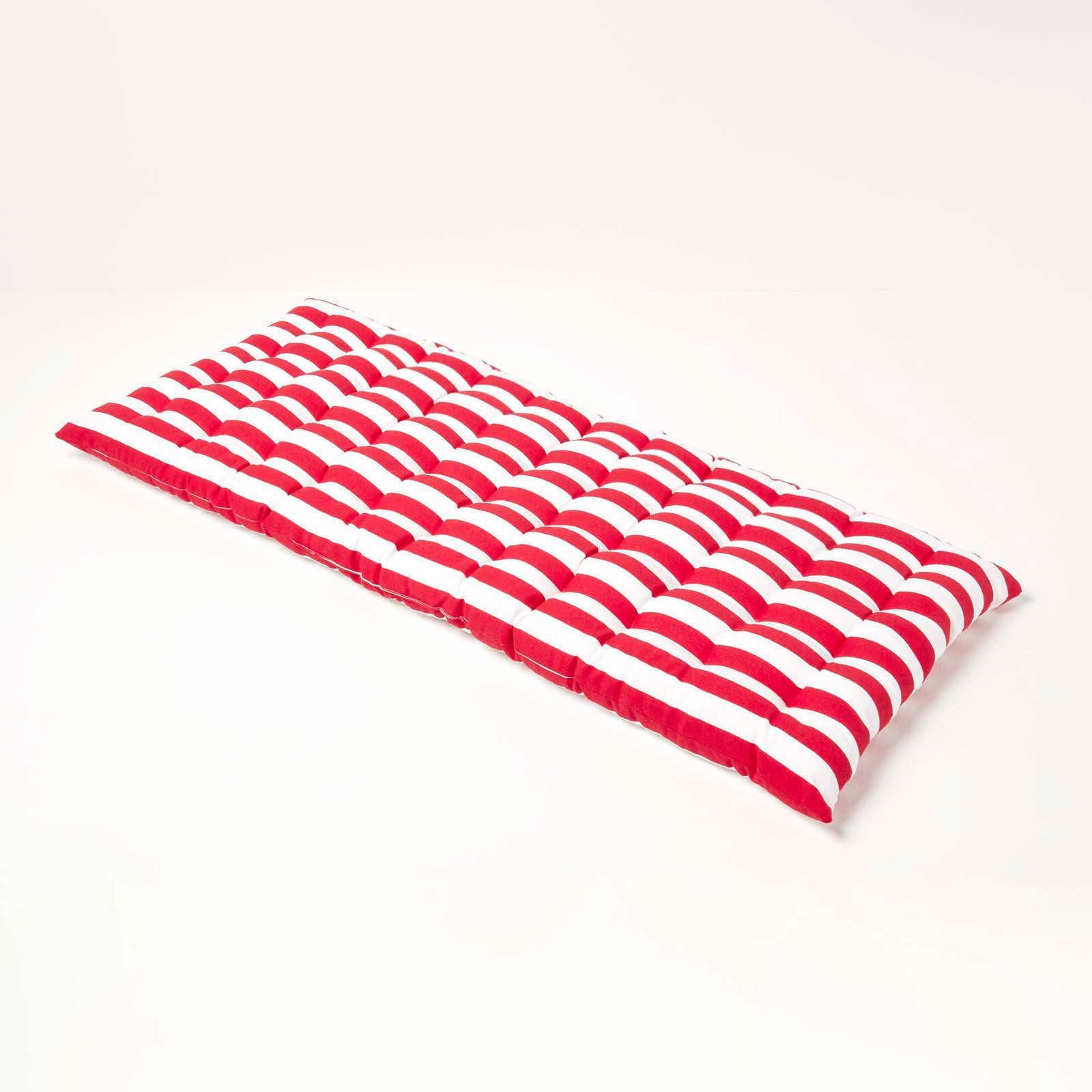 Striped Bench Cushion 2 & 3 Seater | 2 | Red