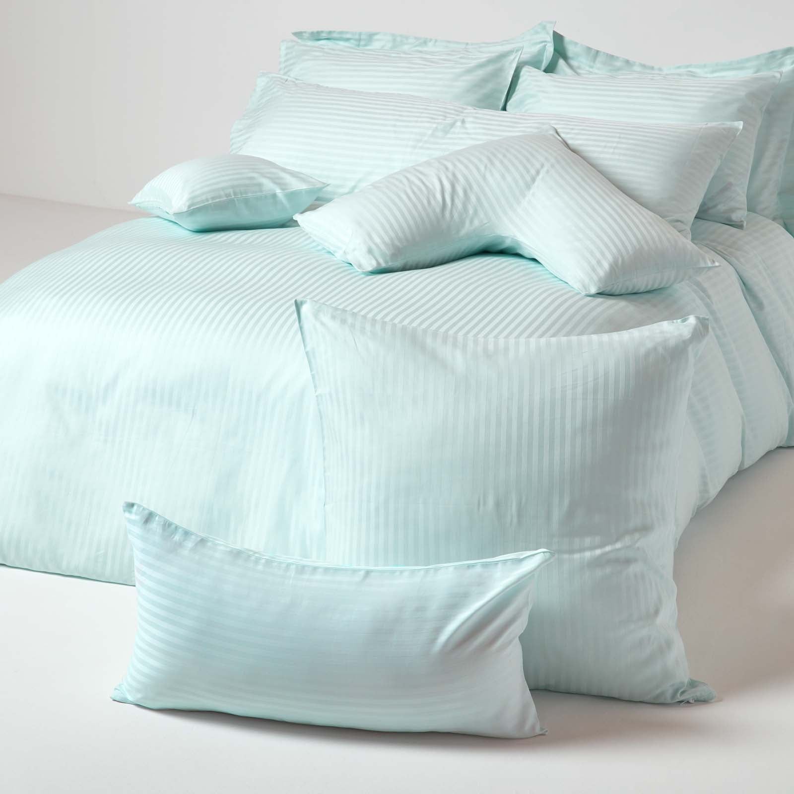 European Size Egyptian Cotton Pillowcase 330 Tc | 40 x 80cm | Blue
