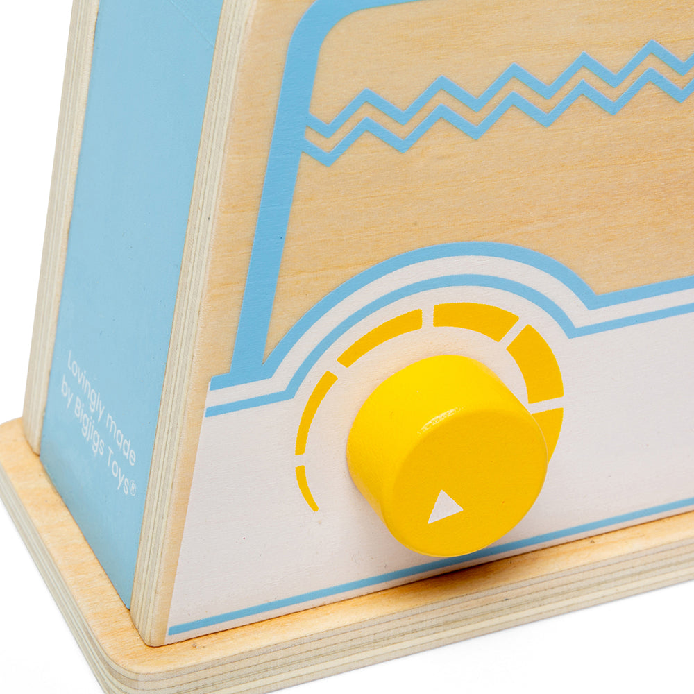 Wooden Breakfast Set, Includes A Toaster With Heat Dial