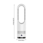 Freestanding Adjustable Bladeless Fan With Remote Control