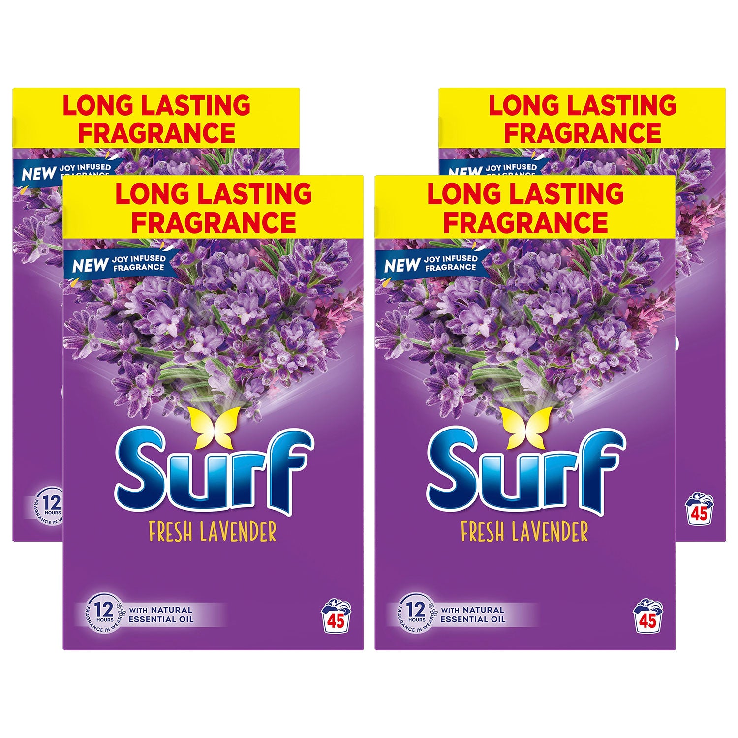 Lavender & Spring Jasmine Laundry Powder 2.25kg | Set-of-4