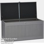 Garden_Gear 270-Litre Lockable Garden Storage with Sit on Lid