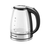 1.8l Glass Electric Kettle – 1500w Fast Boil, Auto Shut-off & Boil-dry Protection