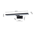 Shine Black Led 7w Wall Lamp Stylish Matt Black Light With Ip44 Rating Perfect For Mounting Above A Bathroom Mirror