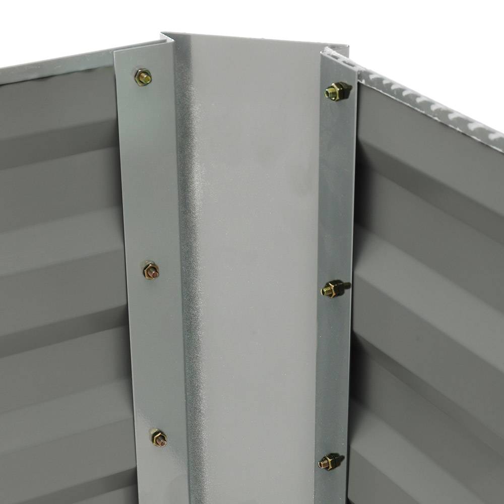 Outdoor Rectangular Metal Raised Garden Bed Galvanized Raised Garden Bed Kit