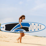 Paddle Board, 10.6', Non-slip, Accessories, Bag | White