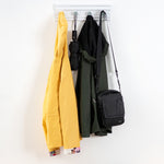 Livivo 4 Hook Wall Mounted Coat Rack With Hexagon Hooks