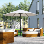 2.8m Patio Umbrella Parasol Outdoor Table Umbrella | Cream