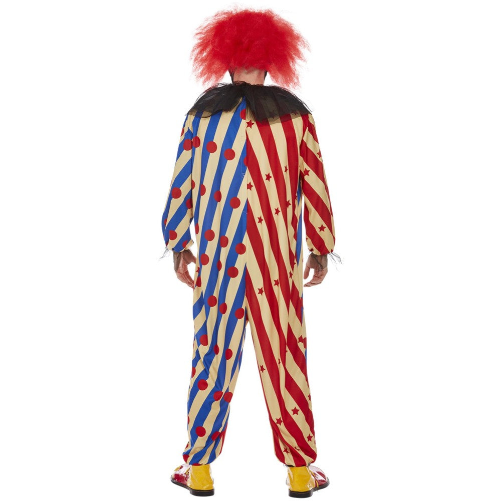 Creepy Clown Costume, Mens | Medium