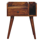 Solid Wood Chestnut Collective Bedside