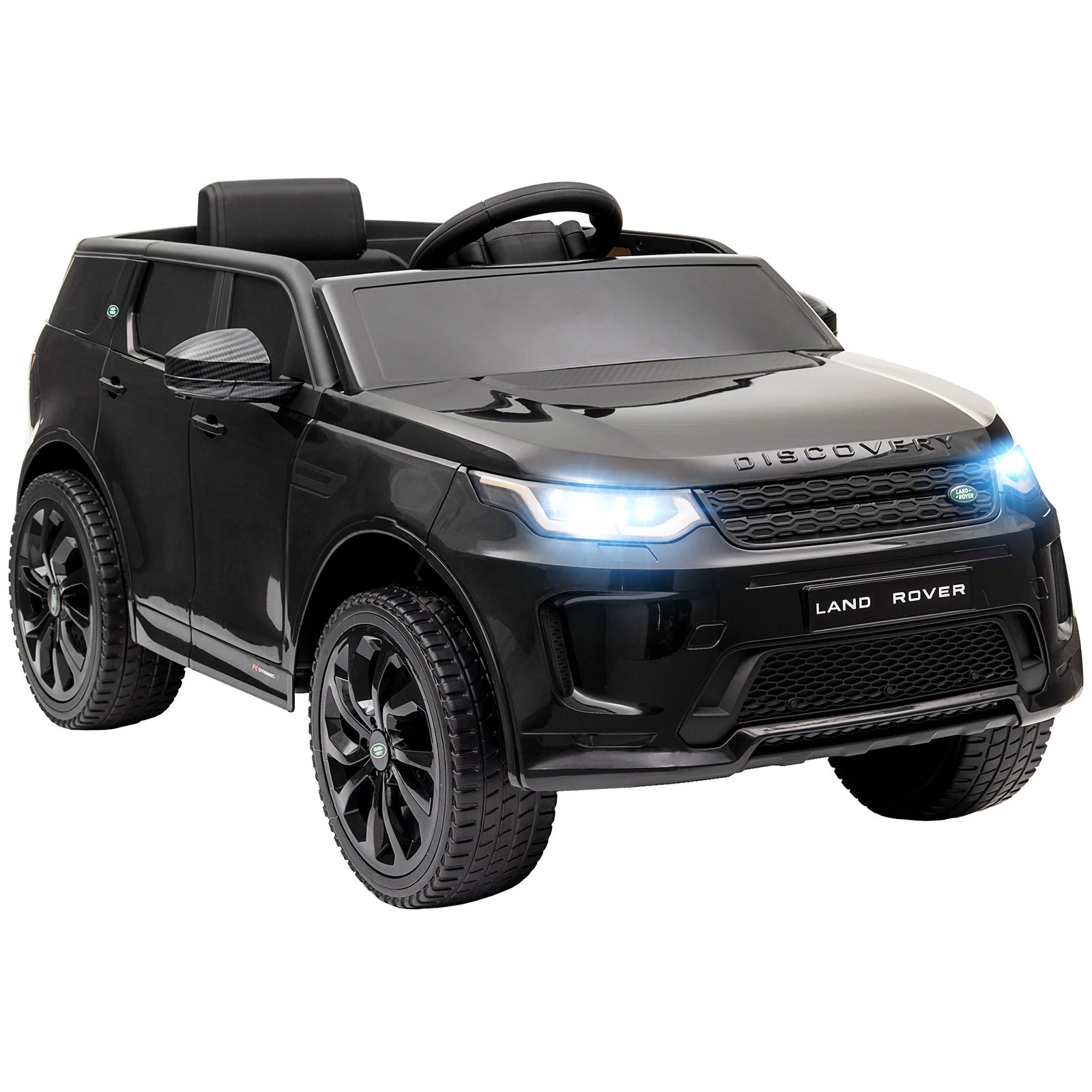 Land Rover Licensed Kids Electric Car W/ Remote Music | Black