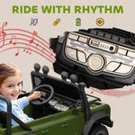 Kids Ride On Car, 12v Battery-powered Electric Car W/ Remote | Green