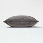 Velvet Cushion With Microfibre Insert | 45cm x 45cm | Grey