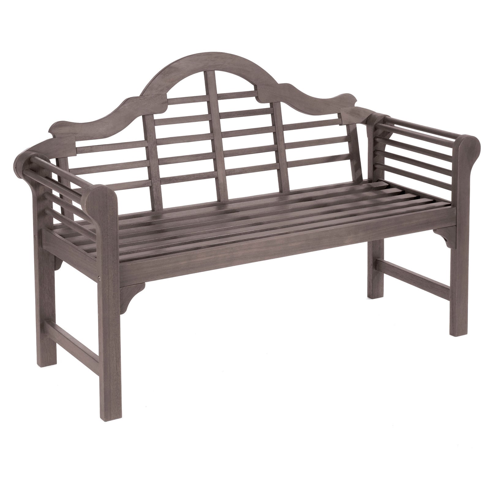 Lutyens Style Acacia Garden Bench | Chestnut