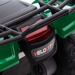 12v Electric Quad Bike For Kids W/ Led Headlights, Music | Green