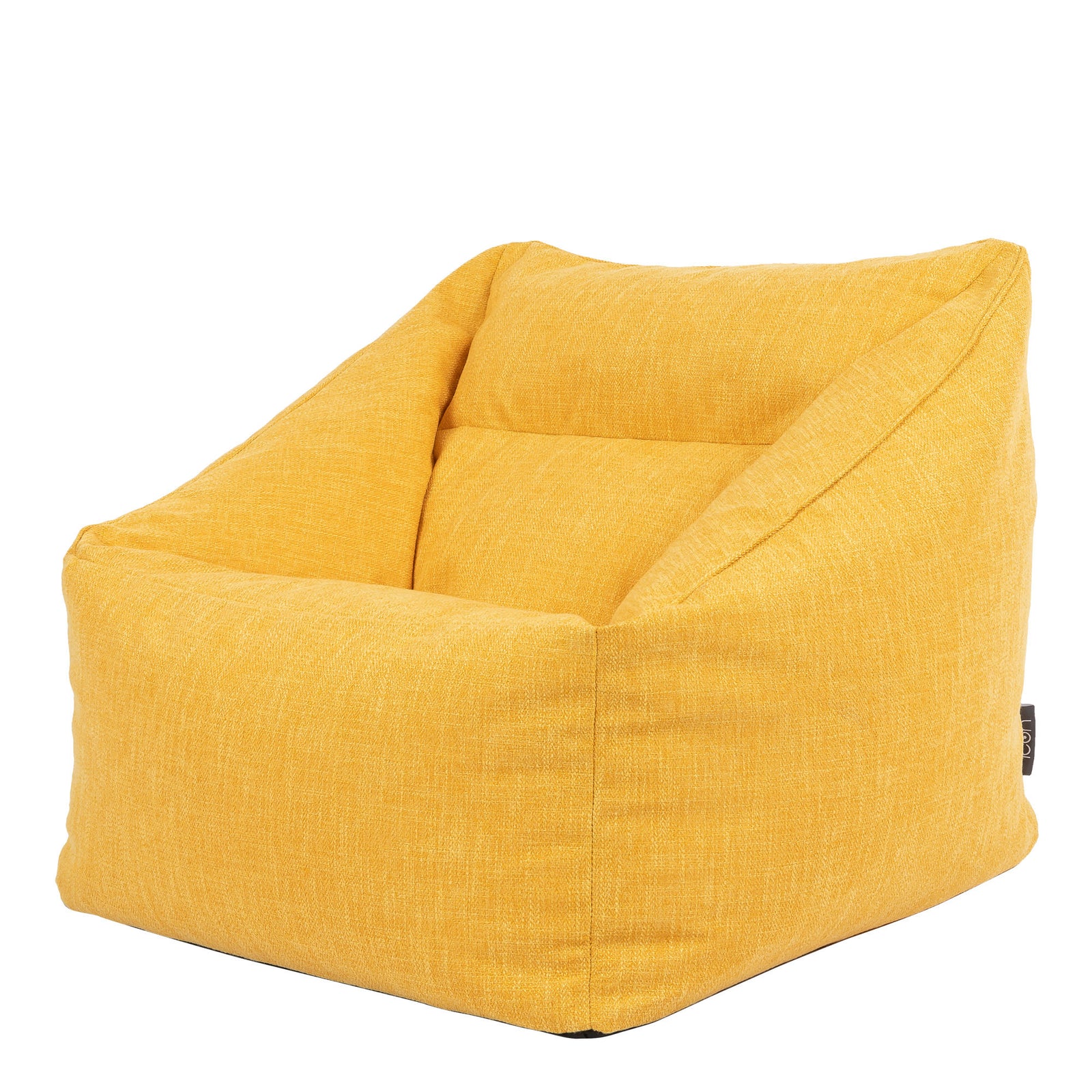 Oslo Woven Bean Bag Chair | Yellow