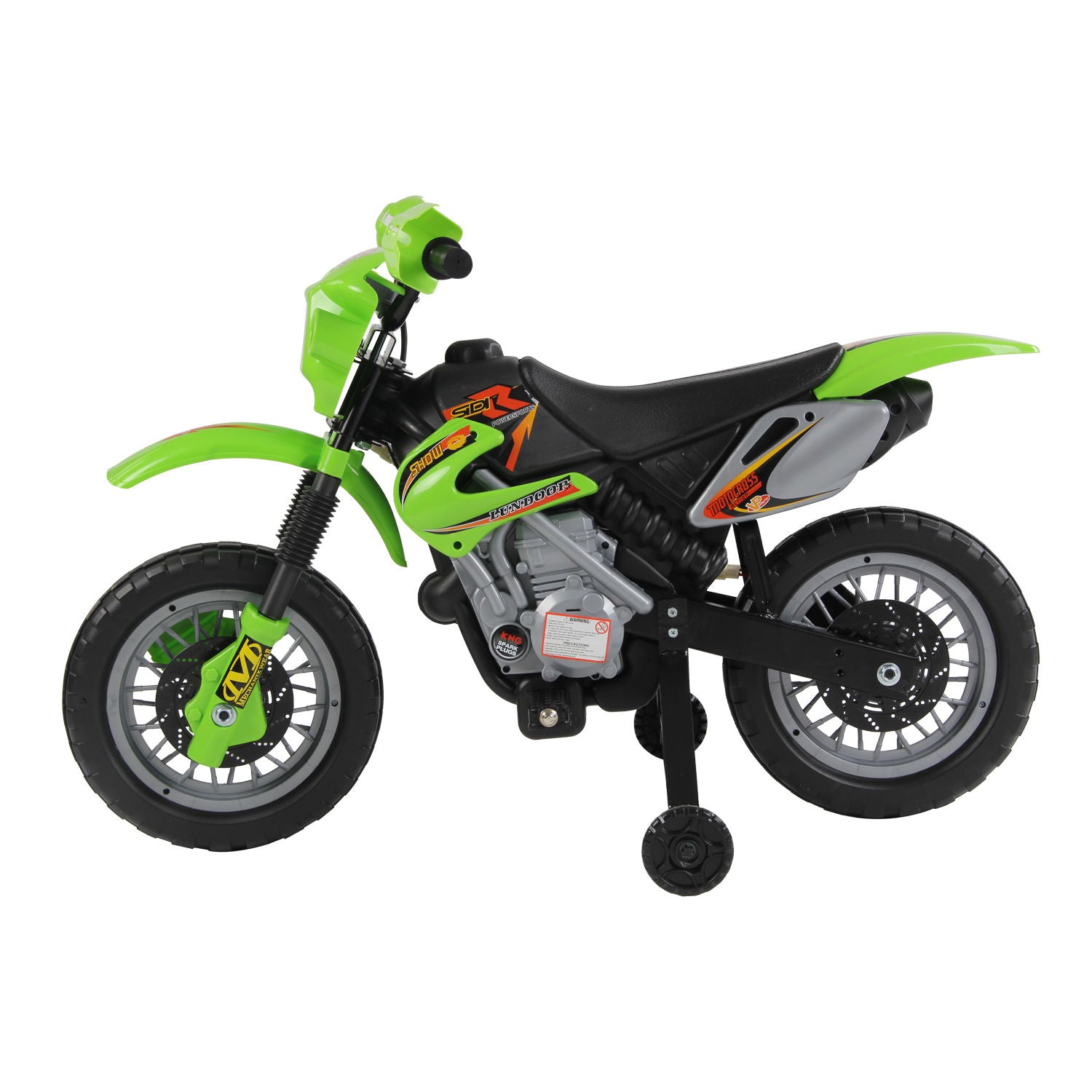 6v Kids Electric Motorbike Motorcycle Ride On For 3-6 Years | Green