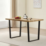 Stylish Colorado Dining Table Set With 4 Velvet Charlotte Chairs | Black