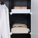 Cube Diy Wardrobe Portable Interlocking Plastic Modular