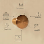 Towel Hook, Robe Hook, Coat Hook, Brushed Gold,architect S+ Collection