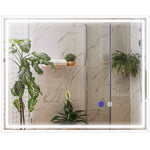 60x50/90x70cm Dimmable Bathroom Mirror With Led Lights | Large | Silver