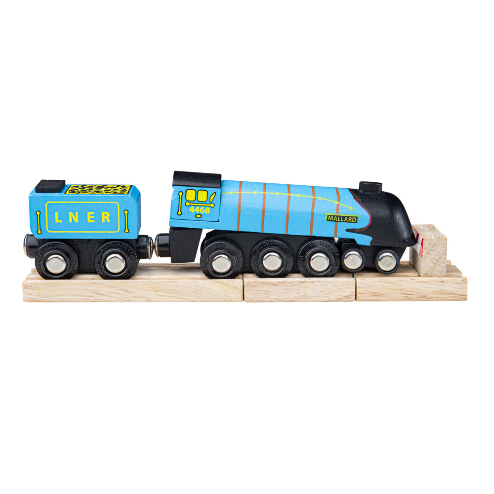 Wooden Replica of the Mallard Train Engine