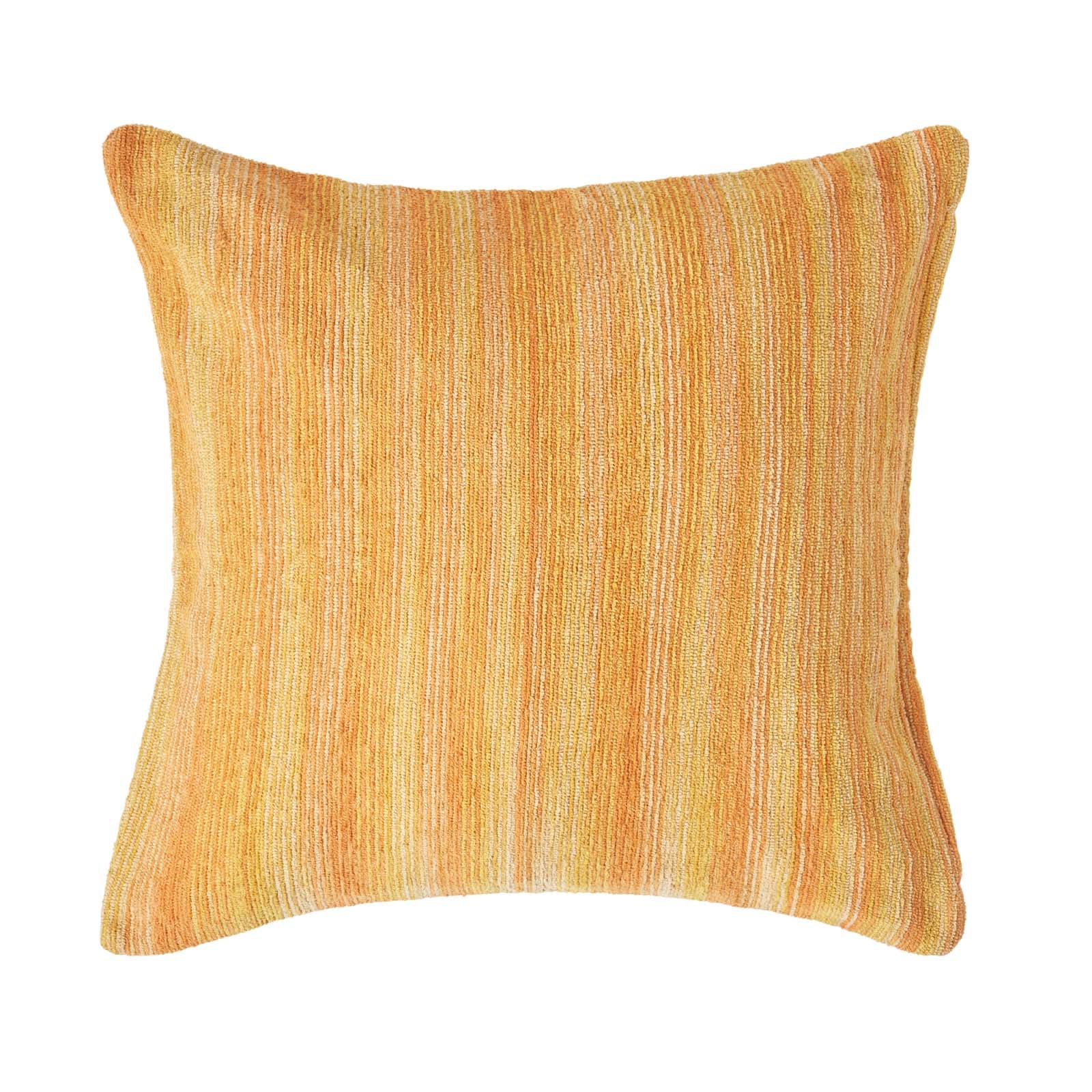 Cotton Chenille Tie Dye Cushion Cover | 45cm x 45cm | Orange