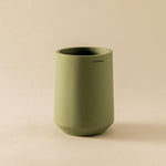 Toothbrush Holder, Big Capacity, Durable, Polyresin, Sage Green, Saona