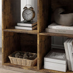 Storage Cabinet Bookcase 6 Cube For Home Office | One Size | Brown