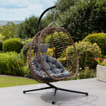 Aylesbury Swing Egg Pod Chair | Dark Gray