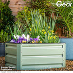 Metal Raised Garden Bed - Light Green | 120cm x 90cm