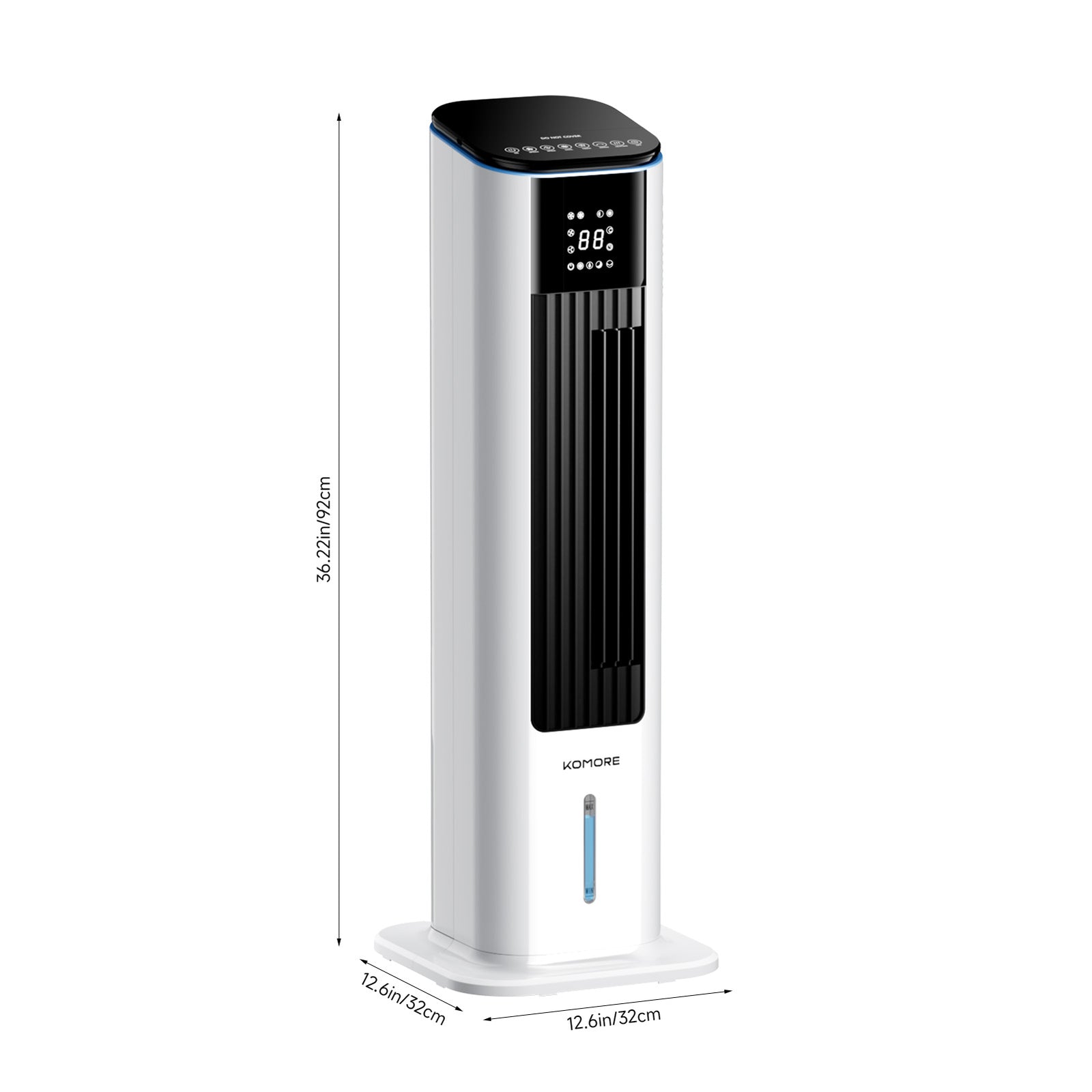 Breeins Cooling & Heating Tower Fan With 3.5l Tank, 12h Timer