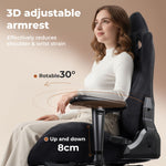 Ergonomic Office Chair 165° Reclining Executive Computer Chair With Spring Seat | Black
