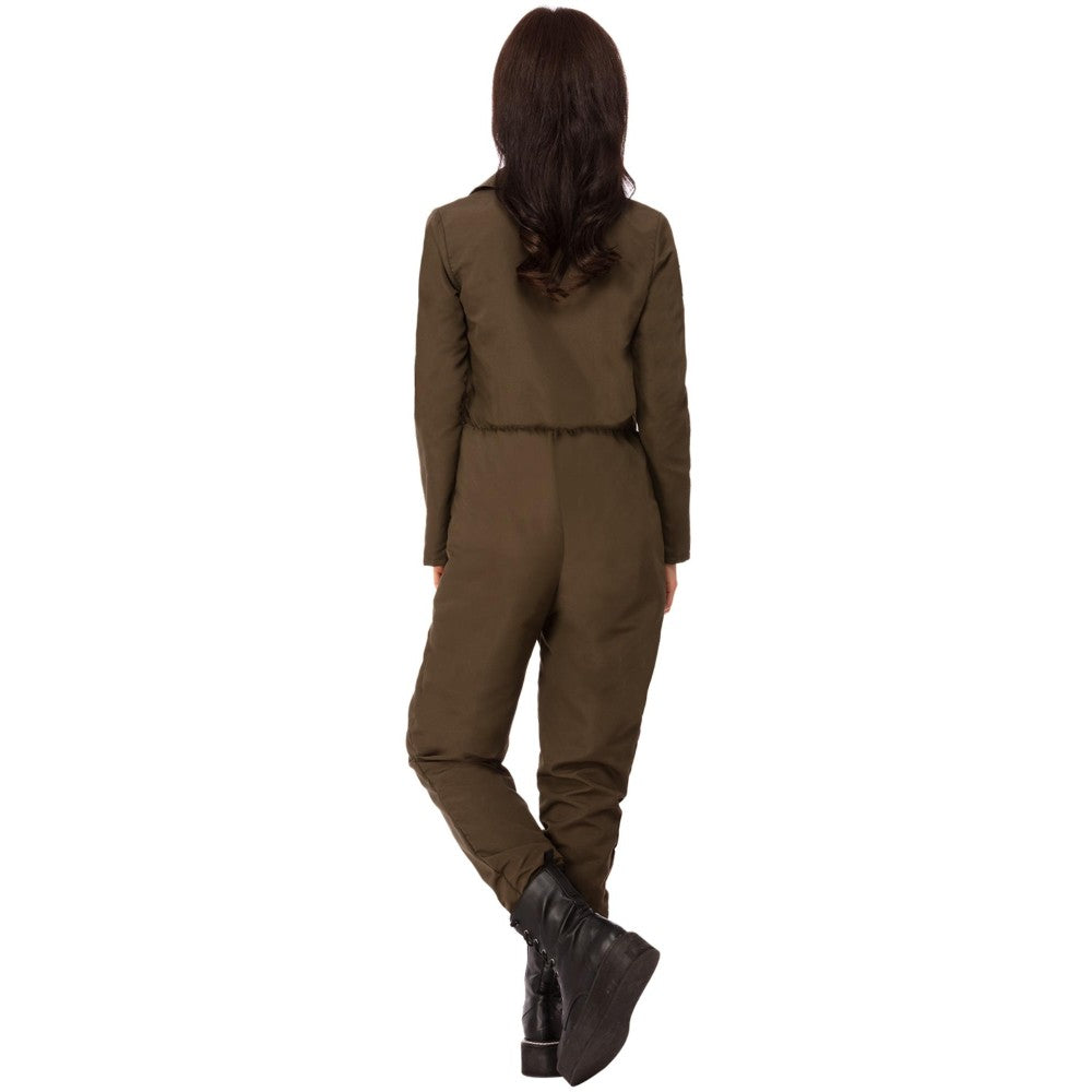 Top Gun Ladies Costume With Jumpsuit | Large