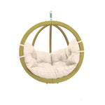 Globo Single Seater Chair Indoor Hanging Set Natura
