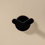 Double Towel Hook, Robe Hook, Coat Hook, Matt Black, Start Collection