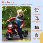 3 In 1 Baby Trike With Headlights, Music, Horn | Red