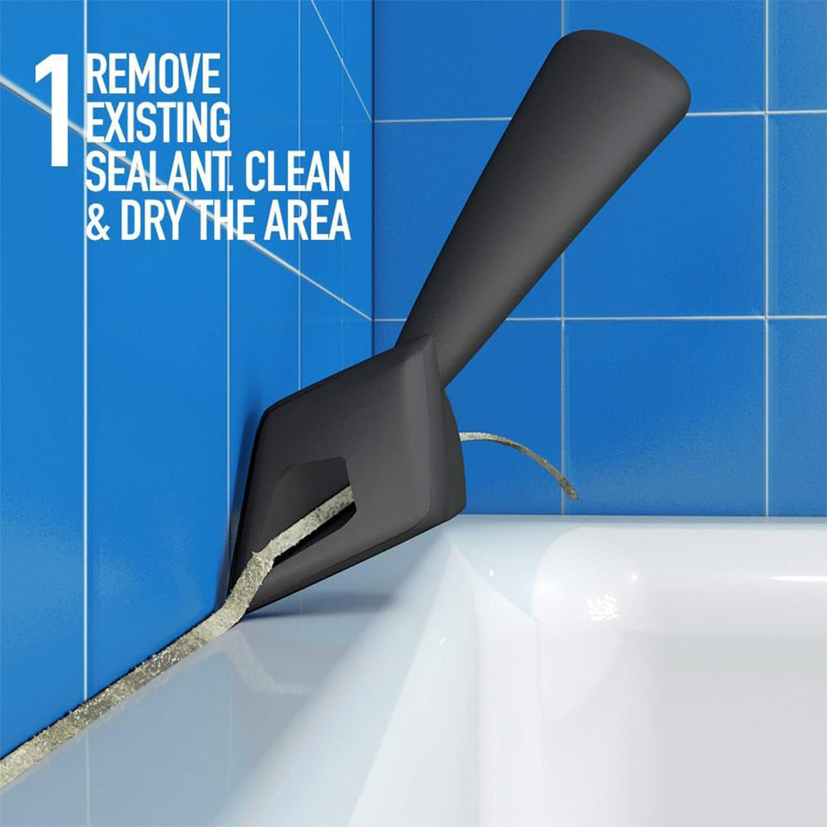 Silicone Sealant Anti-mould & Waterproof For Kitchen & Bathroom | Set of 2