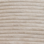 Dalton Cord Bean Bag Chair & Pouffe | Beige