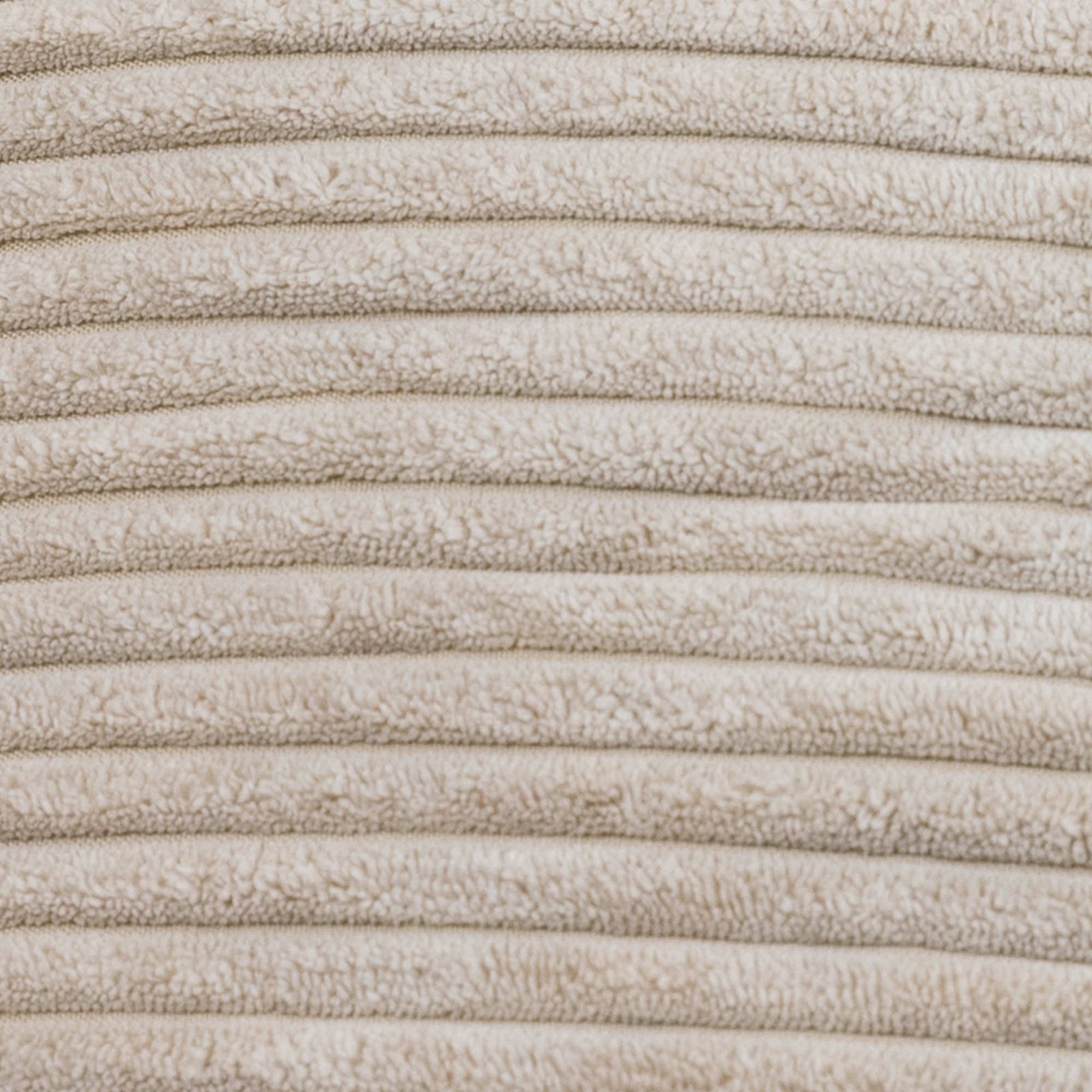 Dalton Cord Bean Bag Chair & Pouffe | Beige