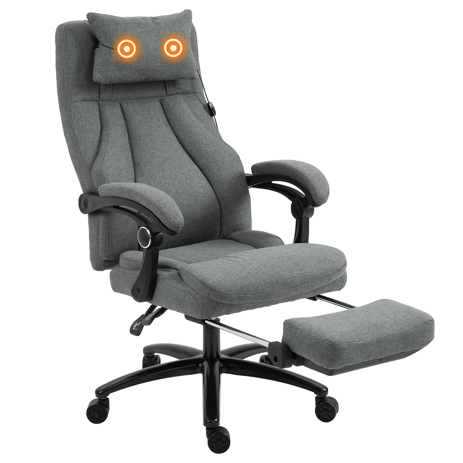 Massage Office Chair 2-point Vibration Usb
