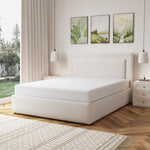 Weston Fabric Ottoman Bed Frame | King | Beige