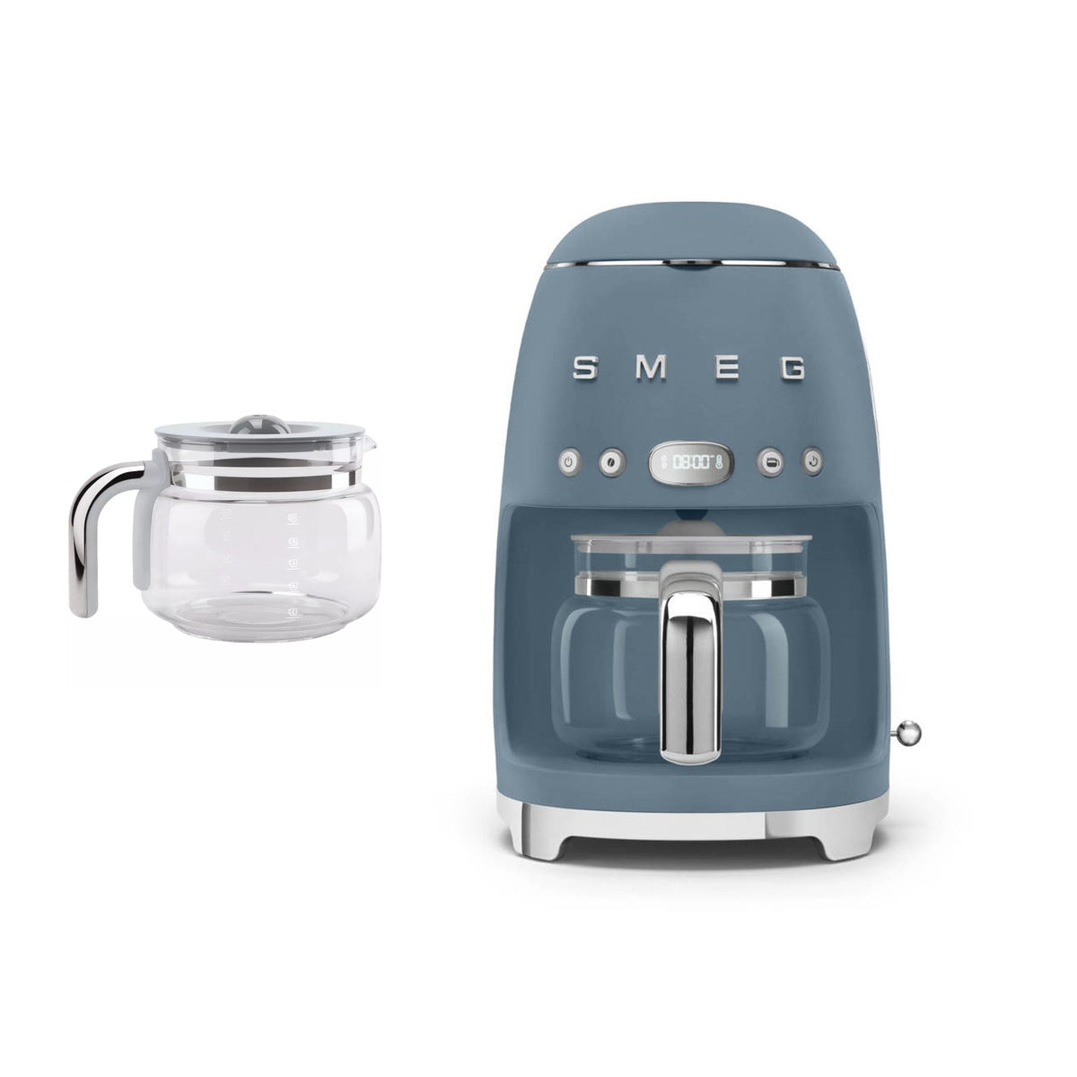 Dcf02 Drip Filter Coffee Machine Matte & Glass Carafe | Blue