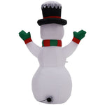 1.2m H Inflatable Snowman – Outdoor Christmas Decoration With Built-in Air Blower & Transformer