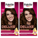 Deluxe Creme Colouration 3-65 Chocolate Brown Hair Dye, 2 Pack