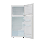180l Double Door Fridge Freezer With Separate Cooling Zones | White