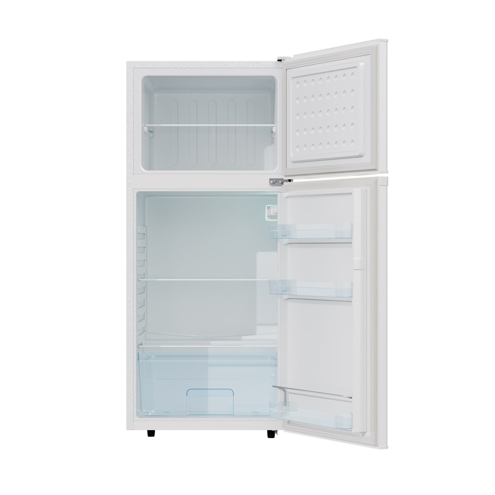 180l Double Door Fridge Freezer With Separate Cooling Zones | White
