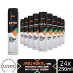 Xxl Jungle Fresh Antiperspirant 72h Sweat Protection Deodorant 250ml, 24 Pack | Set of 24