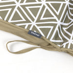 Outdoor High Back Seat Cushion Set Of 2 Deck Stripe