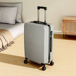 Hardshell Spinner Wheel Luggage Travel Suitcase | Silver